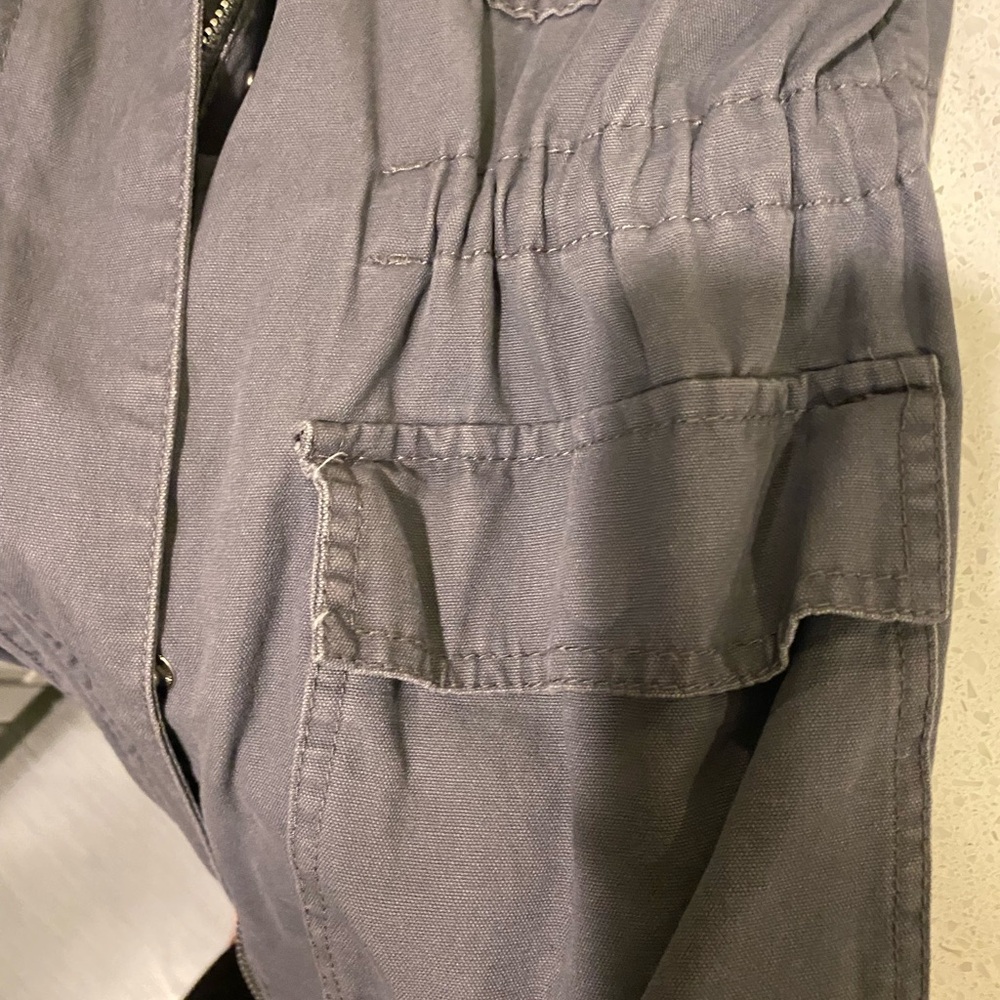 Universal Thread Gray Hooded Jacket Size Small Wi… - image 8